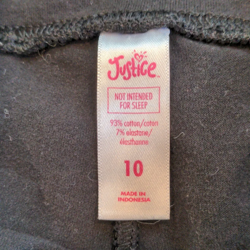 Lot of 2 Girls' Justice Capri Leggings